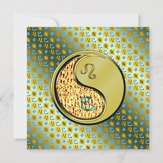 Leo & Metal Snake Karte (Vorderseite)