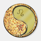 Leo & Metal Tiger Magnet (Vorne)