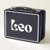 Leo Metall Brotdose (Rückseite)