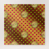 Leo & Metallener Tiger Puzzle (Horizontal)