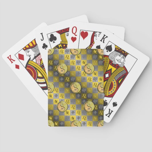 Leo & Metallhase Spielkarten (Rückseite)