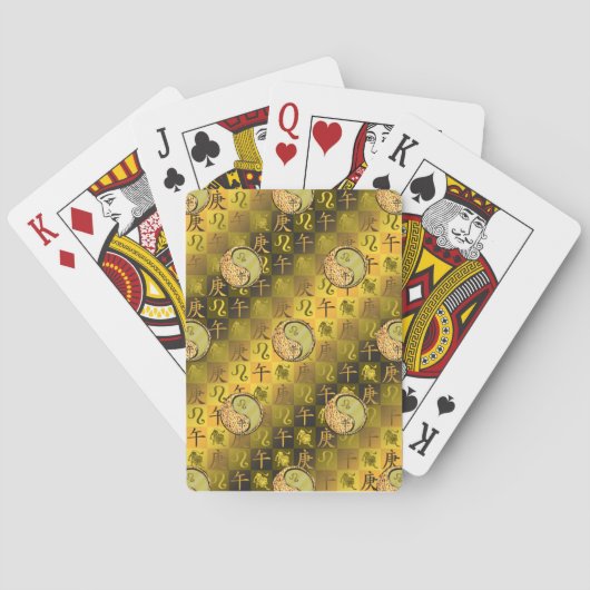 Leo & Metallpferd Spielkarten (Rückseite)