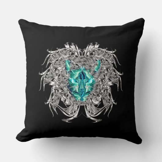 Leo – Minimalist Zodiac Decorative Pillow Kissen (Vorderseite)