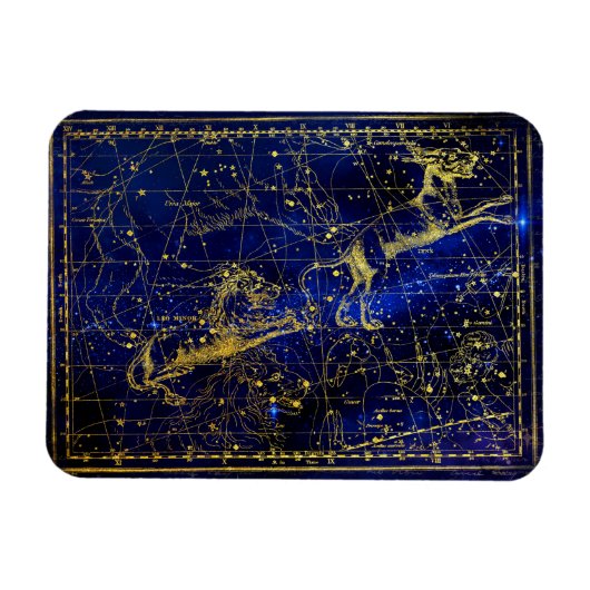Leo Minor Sternbild Magnet (Horizontal)