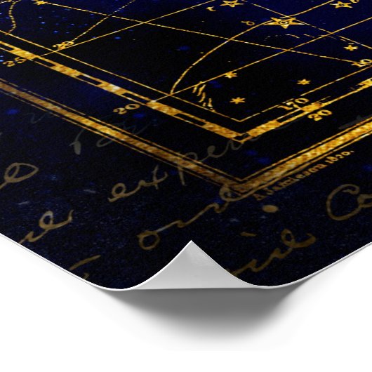 Leo-Minor-Sternbild Poster (Ecke)