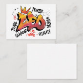 Leo Mitteilungskarte (Vorne/Hinten)