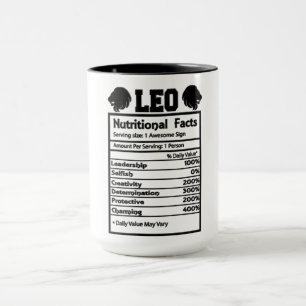 Leo Nutritional Facts Tasse