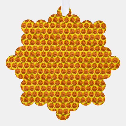 Leo Ornament Karte (Vorderseite)