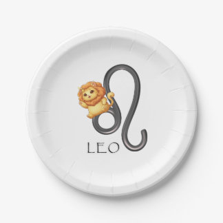 Leo Paper Plates Pappteller