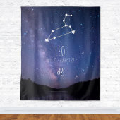 Leo | Personalisierte Astrologie Wandteppich
