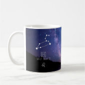 Leo | Personalisierte Sternbilder Kaffeetasse (Links)
