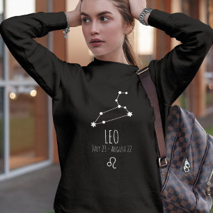 Leo Personalisierte Sternbilder Sweatshirt