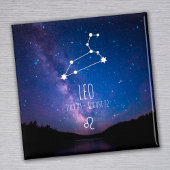 Leo | Personalisiertes Sternbild Magnet