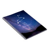 Leo | Personalisiertes Zodiac Constellation Notebo Notizblock (Rechte Seite)