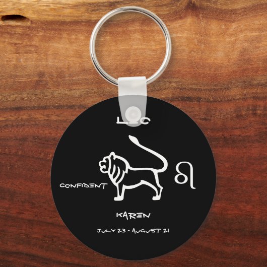 Leo Personalized Schlüsselanhänger (Vorderseite)