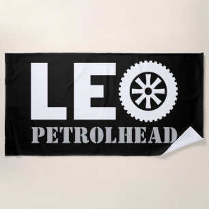 Leo Petrol Head Strandtuch