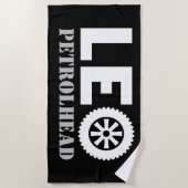 Leo Petrol Head Strandtuch (Vorderseite)