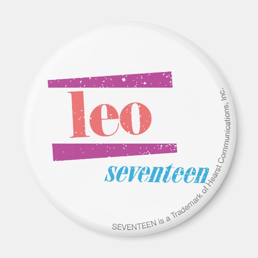 Leo Pink Magnet (Vorne)