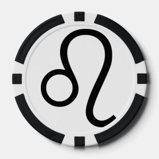 Leo Pokerchips (Vorderseite)