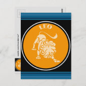 Leo Postcard Postkarte (Vorne/Hinten)