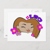 Leo Postcard Postkarte (Vorne/Hinten)