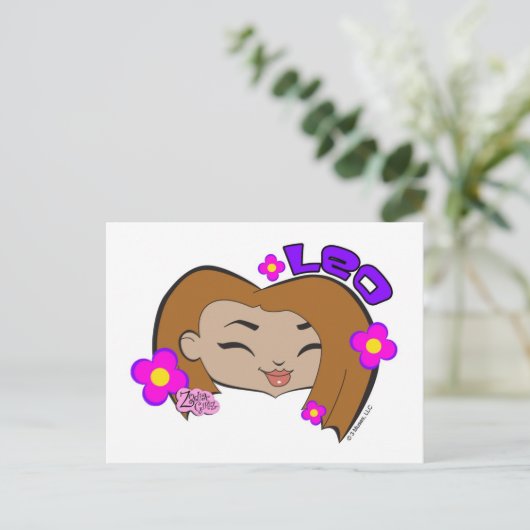 Leo Postcard Postkarte (Stehend Vorderseite)