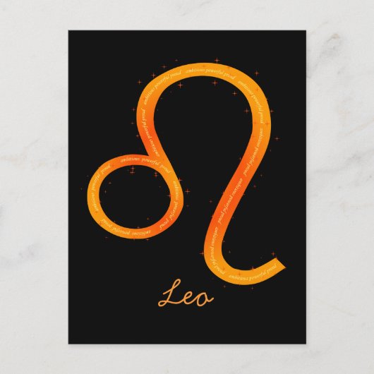 Leo Postcard Postkarte (Vorderseite)