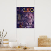 Leo ♌ Poster (anpassbar) (Küche)