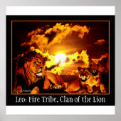 Leo-Poster Poster (Vorne)