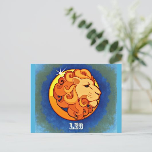 Leo Postkarte (Stehend Vorderseite)