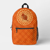 Leo Print Cut Nähtasche Bedruckter Rucksack (Vorderseite)