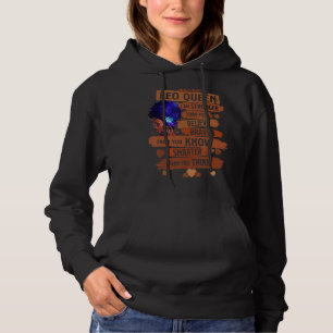Leo Queen ich bin ein stärkerer Geburtstag für sch Hoodie