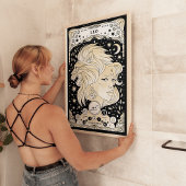 Leo Radiant and Regal - Astrologie Art Poster