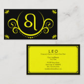 Leo-Raffinessen Visitenkarte (Vorne/Hinten)