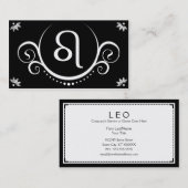 Leo-Raffinessen Visitenkarte (Vorne/Hinten)