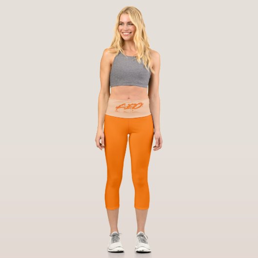 Leo Reflection Capri Leggings (Vorderseite)