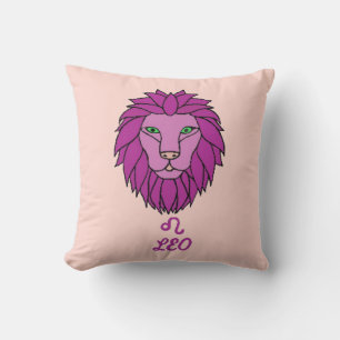 Leo Reversible Throw Kissen
