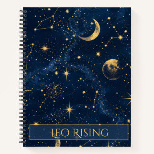 Leo Rising Celestial Astrologie-Notizbuch Notizblock