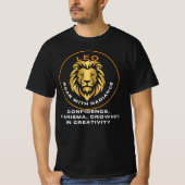 Leo: Roar mit Strahlung T-Shirt (Vorderseite)