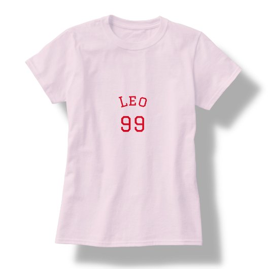 Leo | Rosa Geburtstag T-Shirt