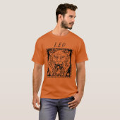 Leo Season Zodiac-Zeichen-Horoskop-Logo T-Shirt (Vorne ganz)