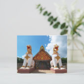 Leo Security guard Postkarte (Stehend Vorderseite)