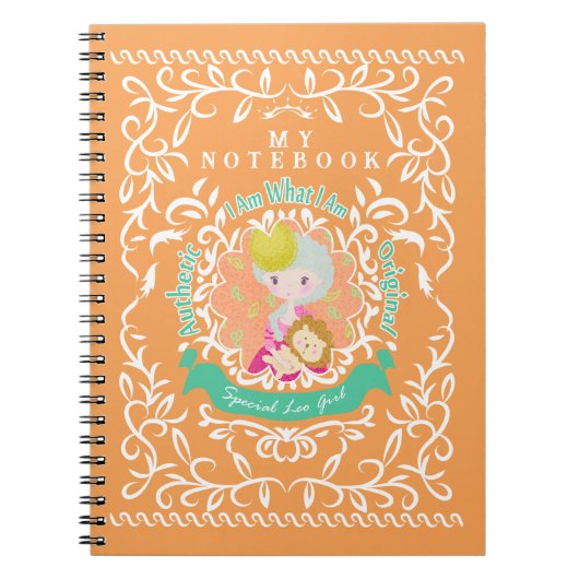 Leo Sign. Notizbuch Notizblock (Vorderseite)