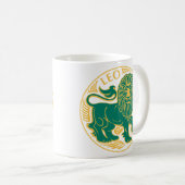 Leo Sign of the Zodiac Kaffeetasse (VorderseiteRechts)