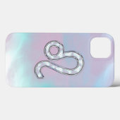 Leo Sign on Pastels Nacre Mutter von Pearl Style Case-Mate iPhone Hülle (Rückseite (Horizontal))