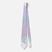 Leo Sign on Pastels Nacre Mutter von Pearl Style Krawatte (Vorderseite)
