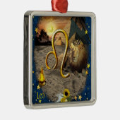 Leo Silbernes Ornament (Rechts)