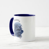 Leo Starry Night Constellation Individuelle Name Tasse (Vorderseite Links)