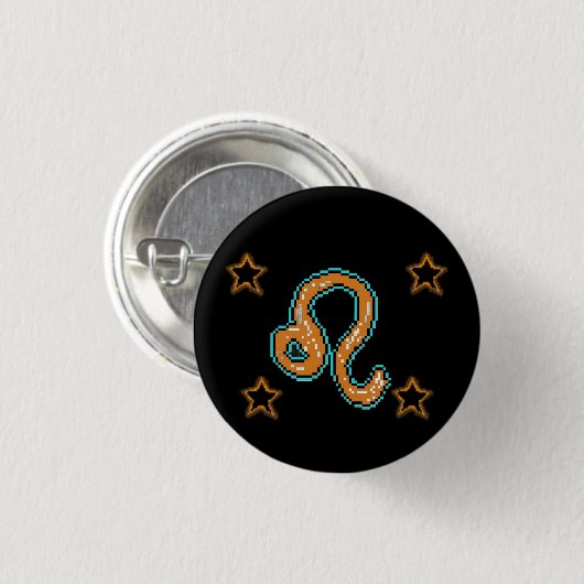 LEO Stars Button (Vorne & Hinten)