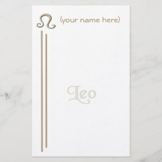 Leo-Stationierung Briefpapier